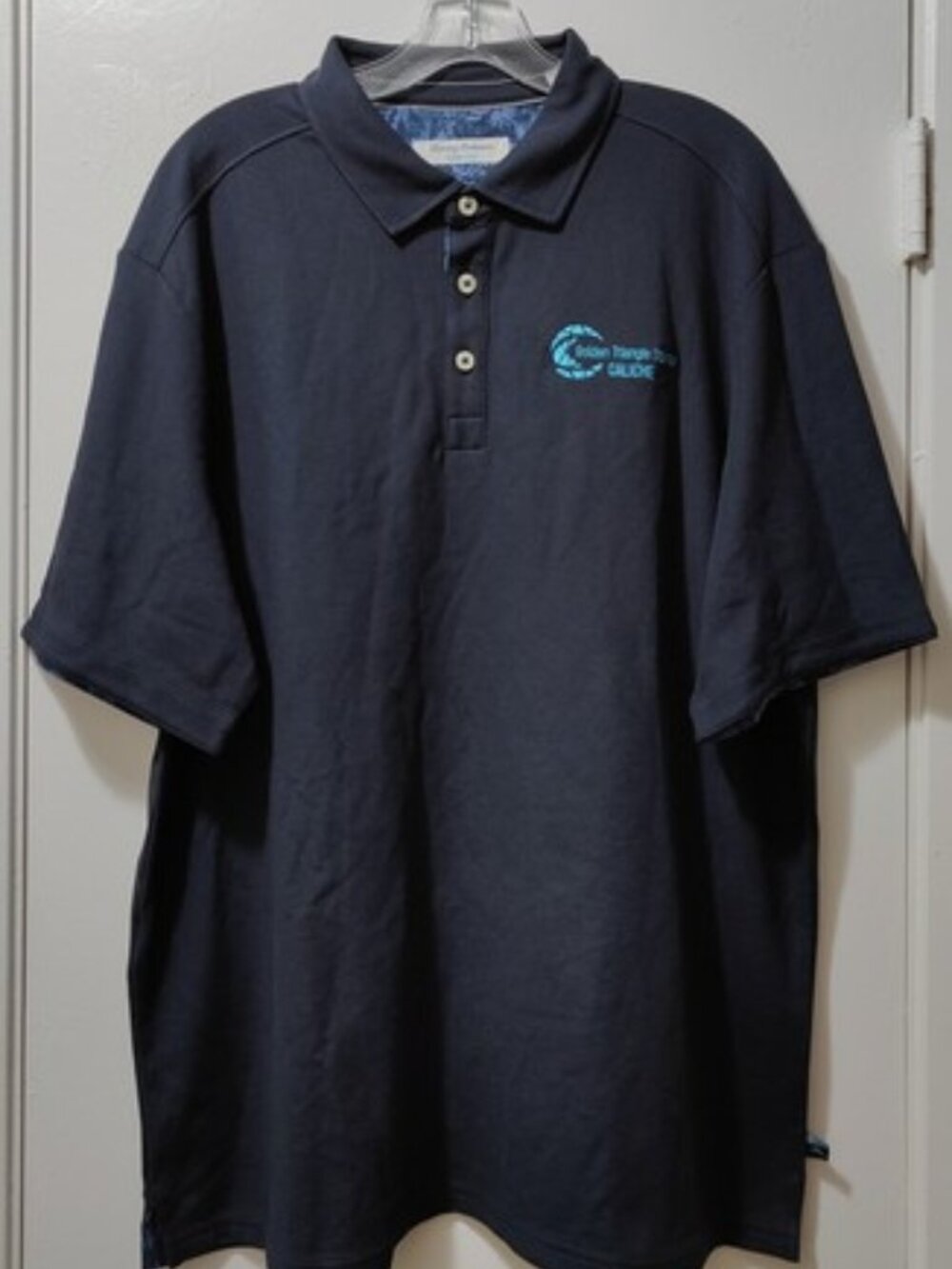 Tommy Bahama Men's Navy Golden Triangle Storage Logo Polo XL